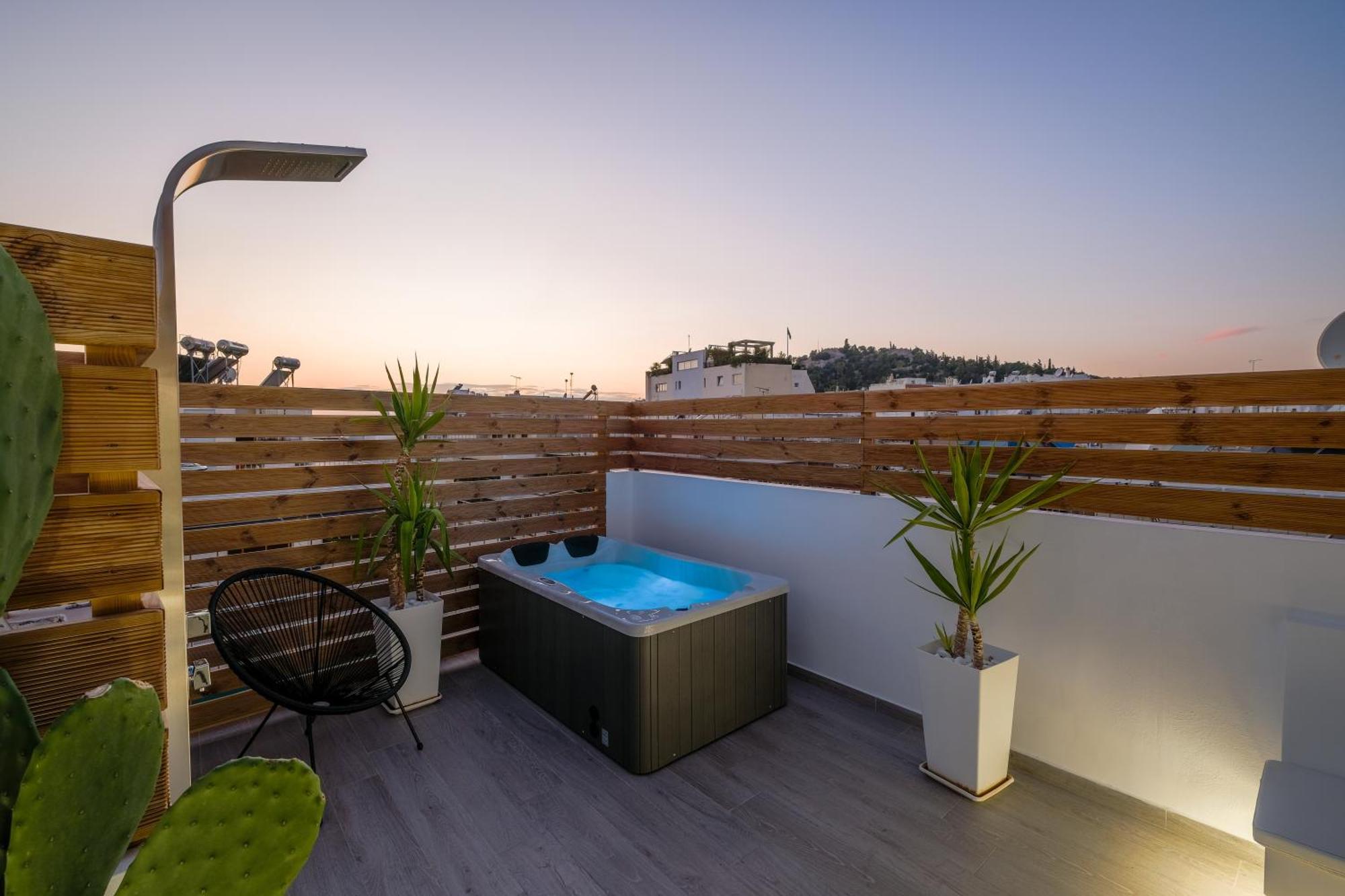 Acropolis View With Jacuzzi Apartamento Atenas Exterior foto