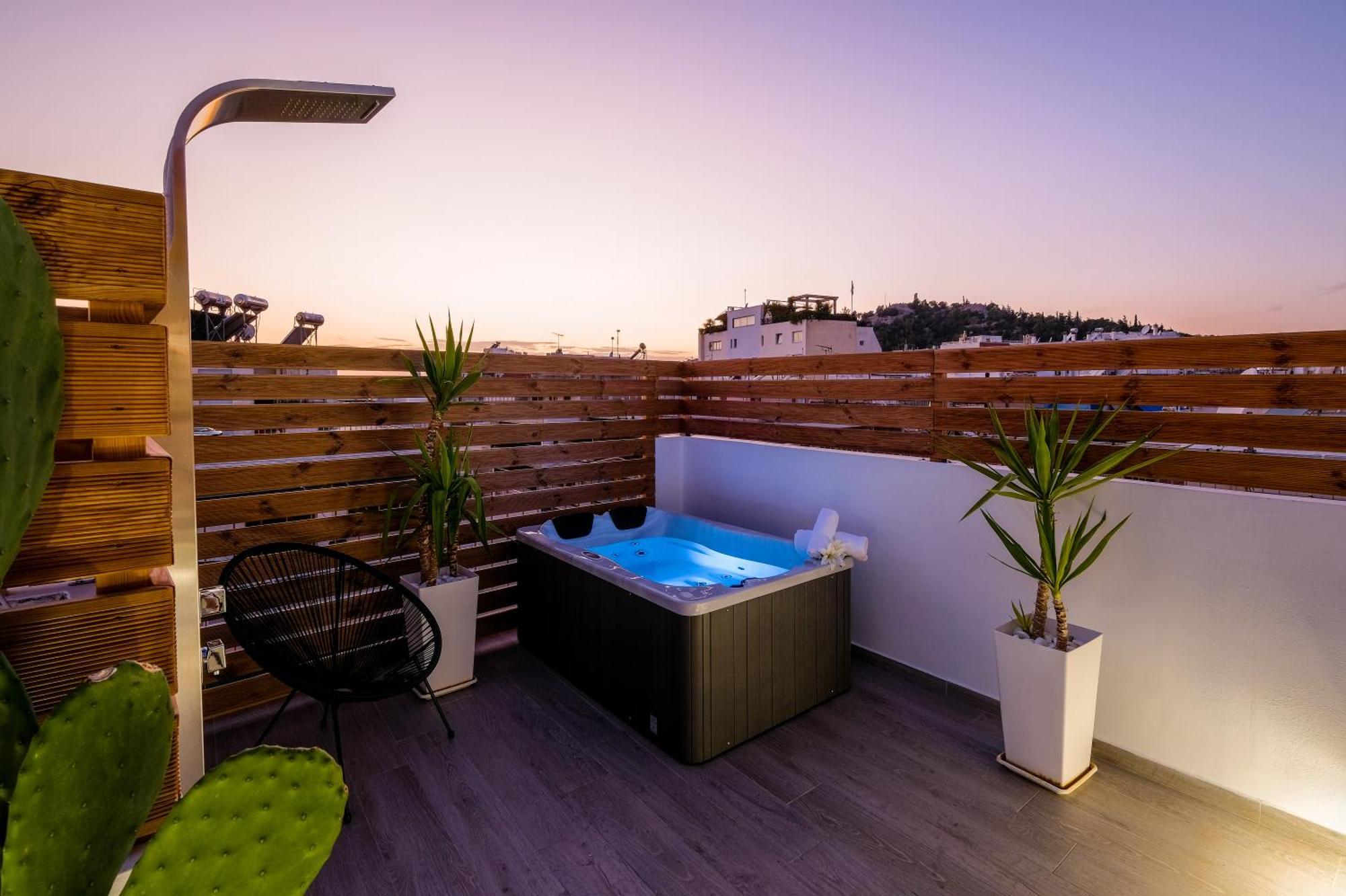 Acropolis View With Jacuzzi Apartamento Atenas Exterior foto