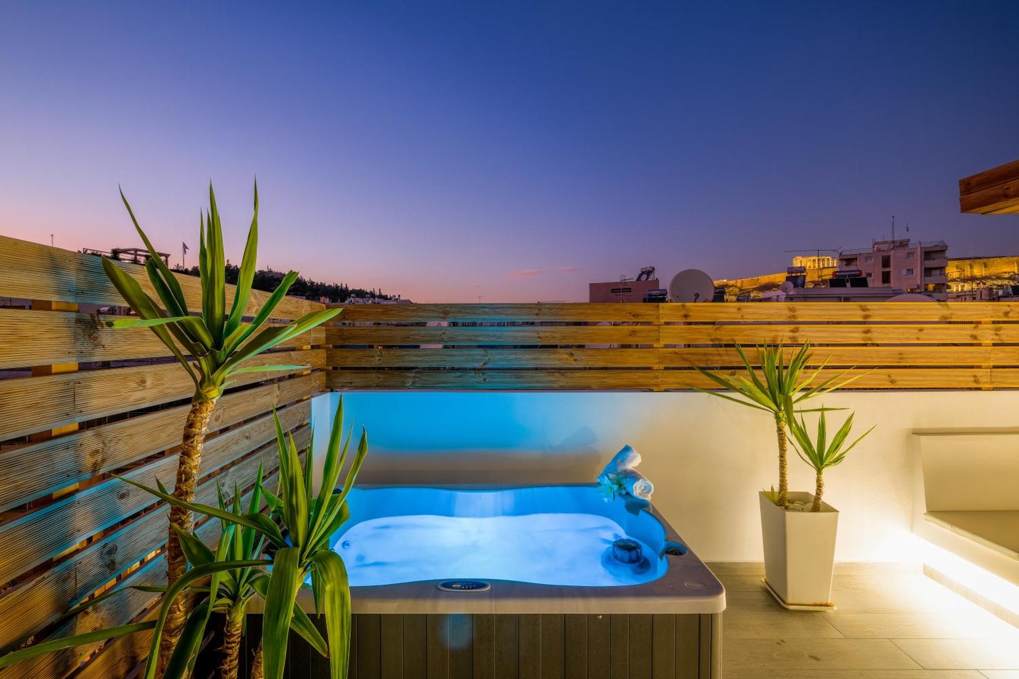 Acropolis View With Jacuzzi Apartamento Atenas Exterior foto